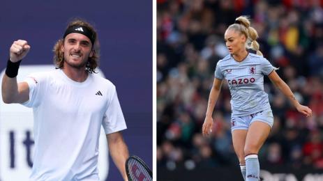 Циципас и Алиша Леман