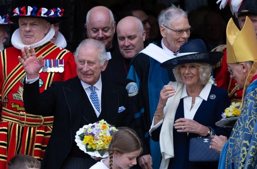 Крал Чарлз Трети присъства на първата си кралска служба на
