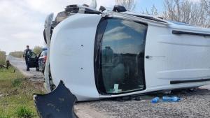 Водач на бус катастрофира в ранния следобед на пътя Пловдив Хасково