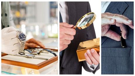 часовници злато писалка