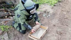 Военнослужещи от Сухопътните войски унищожиха невзривен боеприпас открит в плевенското