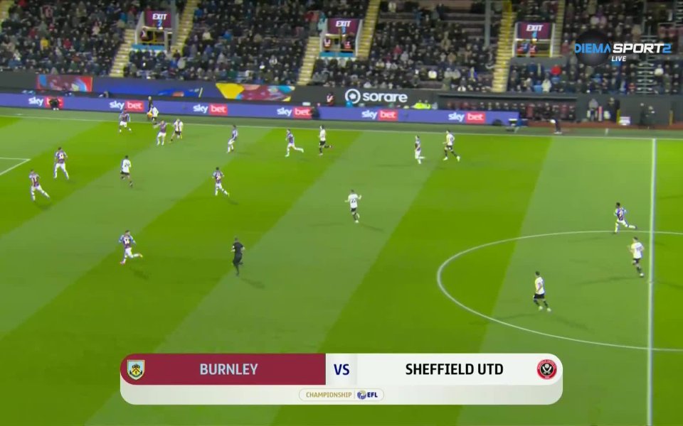 Бърнли победи Шефилд Юнайтед с 2:0 в мач от 41-ия
