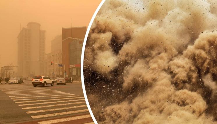 пясъчна буря - АПОКАЛИПСИС СЕГА: Мощна пясъчна буря удари Китай
