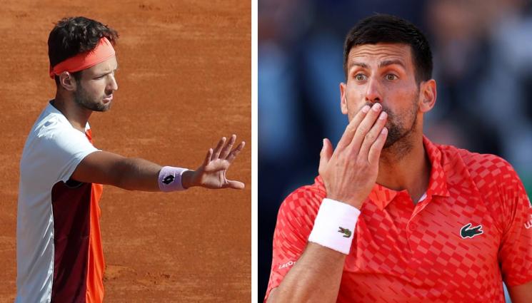 Гахов - Руснак падна от Джокович и се изкъпа в шампанско (ВИДЕО)