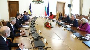 Министър председателят Гълъб Донев прие в Министерския съвет министъра на