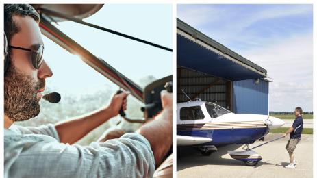 пилот самолет