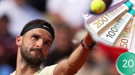 Григор Димитров пари