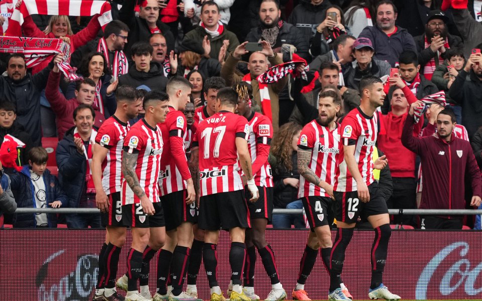 Атлетик Билбао спечели с 2:0 баското дерби срещу Реал Сосиедад