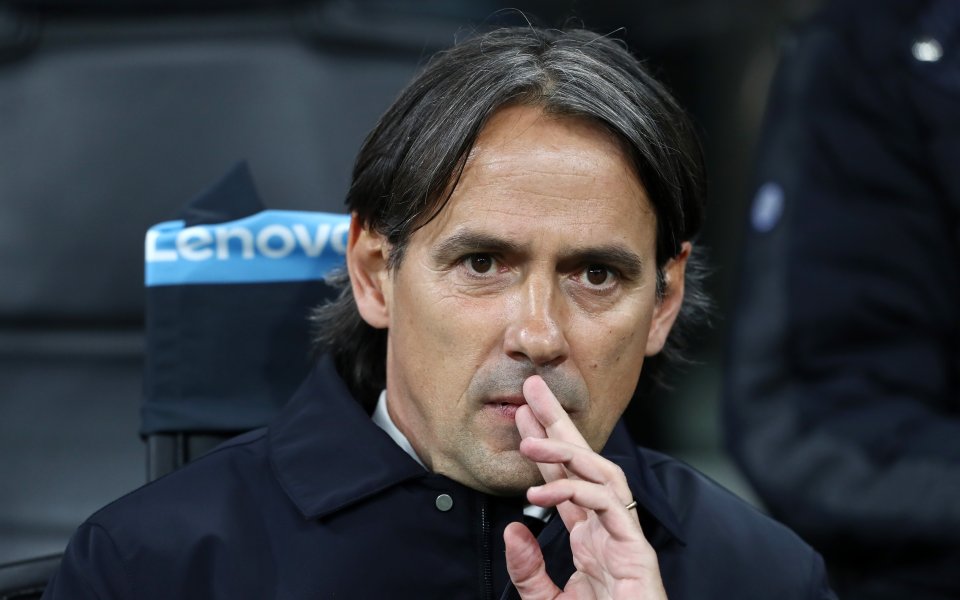 Старши треньорът на Интер Симоне Индзаги разчита на класиране н