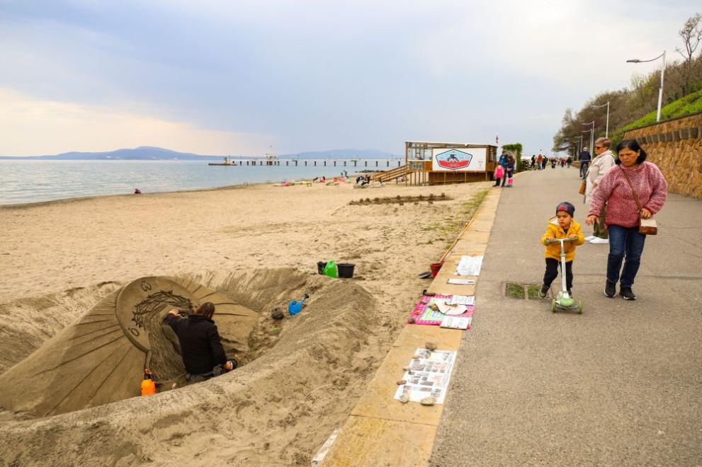  Пясъчна фигура Иисус Христос 