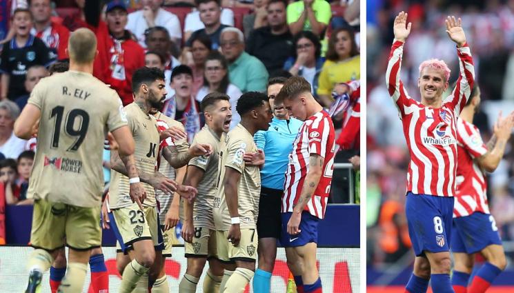 Атлетико Мадрид - Атлетико Мадрид вкара 3 гола, но победи Алмерия само с 2:1