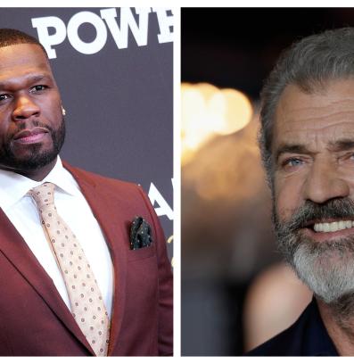 Мел Гибсън и 50 Cent