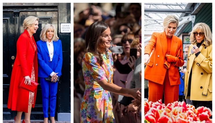 Кралици пролет - КОД ПРОЛЕТ: Кралици и първи дами извадиха цветовете от гардероба (СНИМКИ)