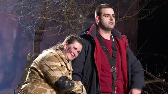 Екстремно изпитание вдига адреналина на дамите в „Един за друг”