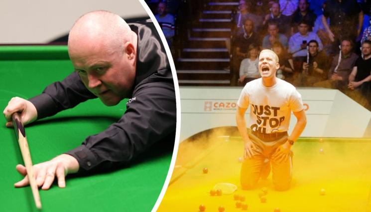 снукър Джо Хигинс - Атака по снукъра: Цапачите на Ван Гог удариха Крусибъл