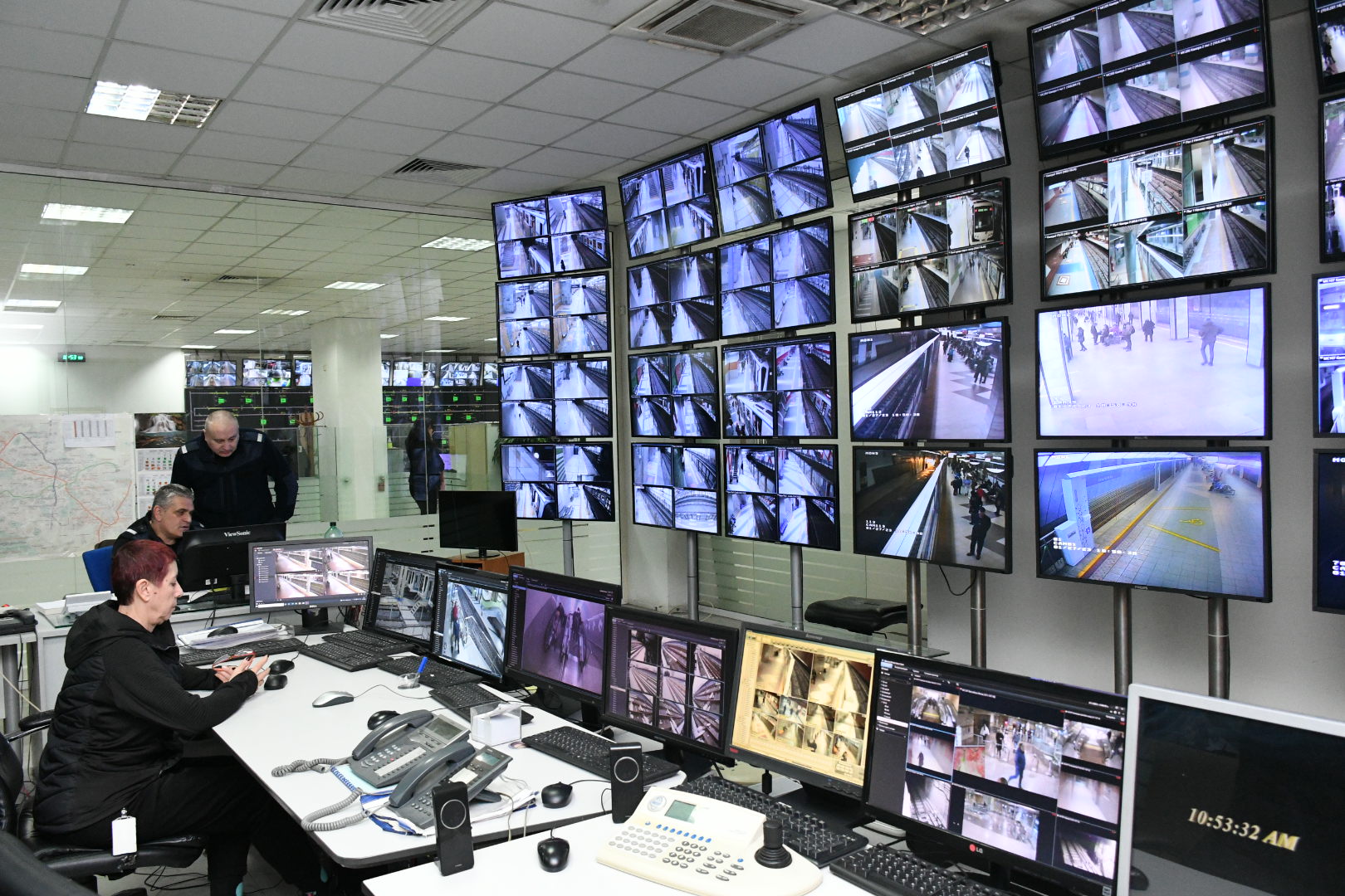 метро видеонаблюдение