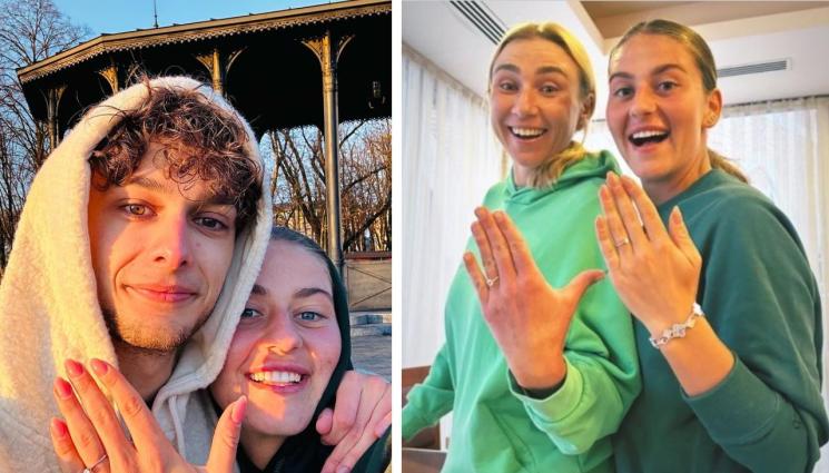 Марта Костюк Людмила Киченок - Украински тенис звезди се сгодиха