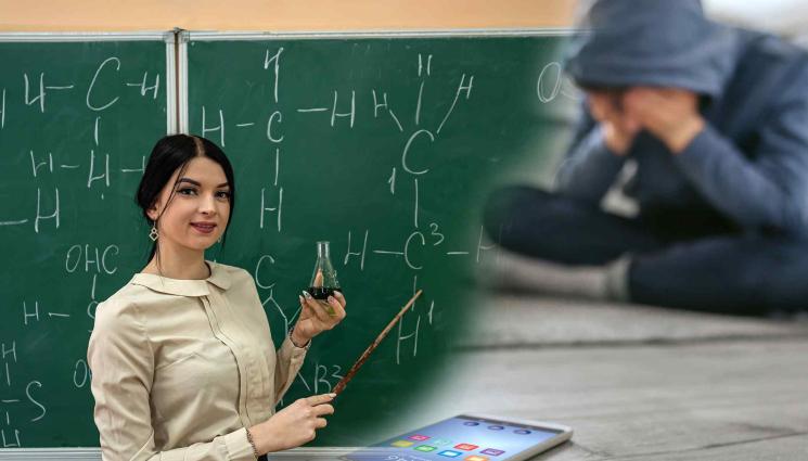 учителка - ЧАС ПО АНАТОМИЯ: Палава класна препитвала ученик в кревата