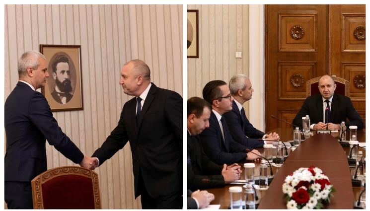 a - Костадинов в очите на Радев: Готови сме да управляваме (ВИДЕО и СНИМКИ)