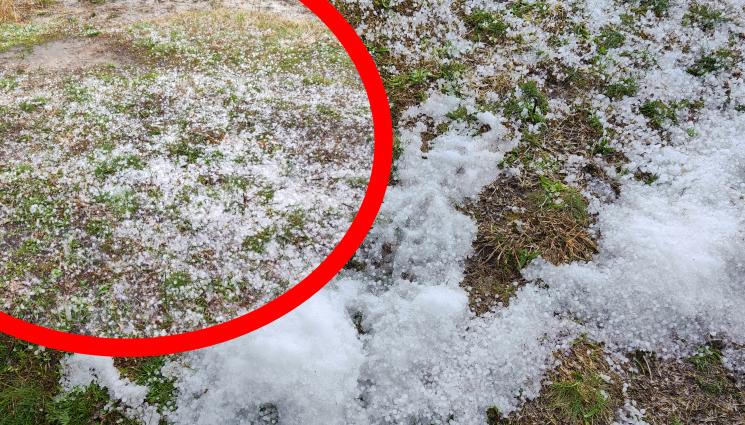 градушка - ВРЕМЕТО ПОЛУДЯ: Ледени късове бомбардираха различни части от страната (СНИМКИ)