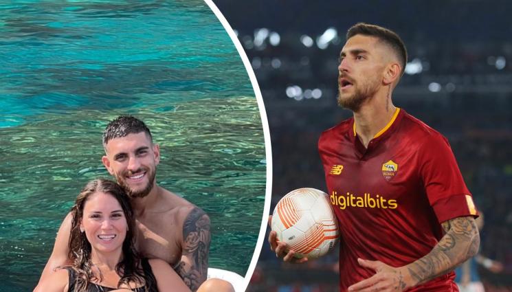 Лоренцо Пелегрини Вероника Мартинели - Капитанът на Рома черпи за трето