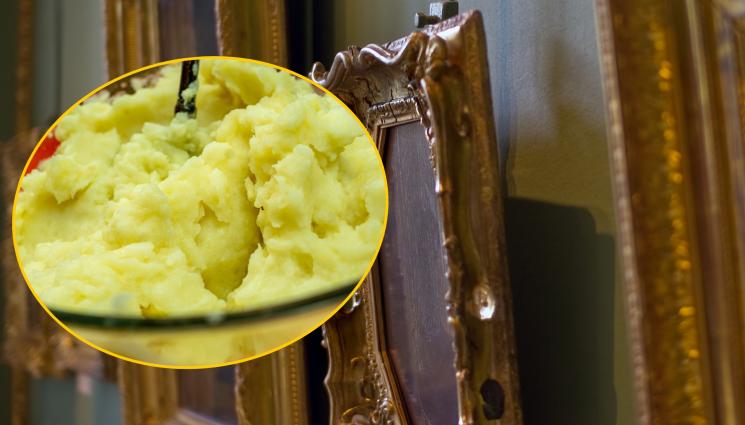 a - НЕ МОГАТ ДА СЕ КРОТНАТ: Активисти омазаха репродукция на Ван Гог с картофено пюре