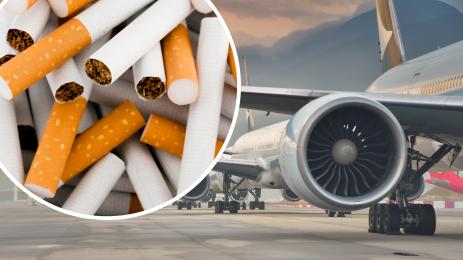 самолет цигари