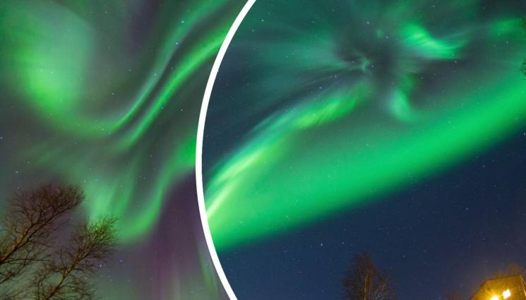 Северно сияние - ФЕНОМЕН: Мощните магнитни бури докараха Северно сияние при съседите (СНИМКИ)