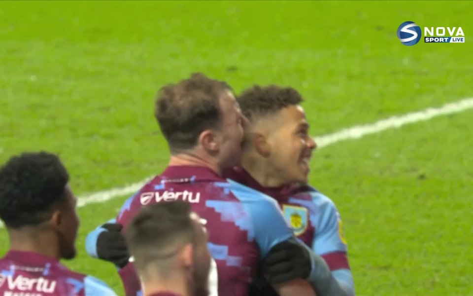 Отборът на Бърнли се наложи с 1:0 при визитата си