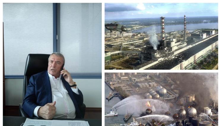 Богомил Манчев - Председателят на БУЛАТОМ Богомил Манчев пред 