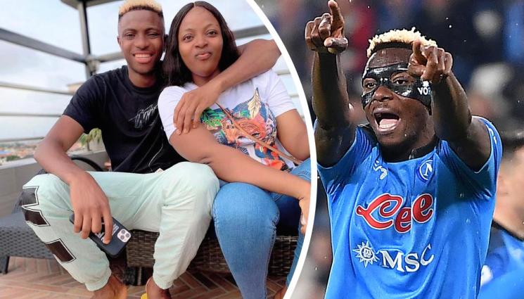 Виктор Осимен Байерн Мюнхен - Осимен си подари маска от злато, изумруди и диаманти за 1,5 млн. евро