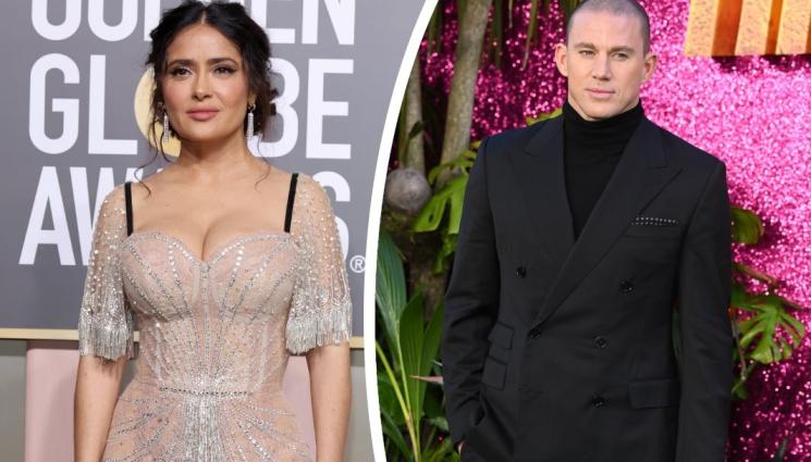 Салма Хайек Чанинг Тейтъм - ПАЛАВНИЦИ: Салма Хайек съблече Чанинг Тейтъм (СНИМКА)