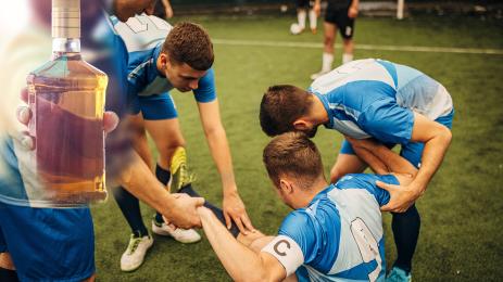 пияни футболисти