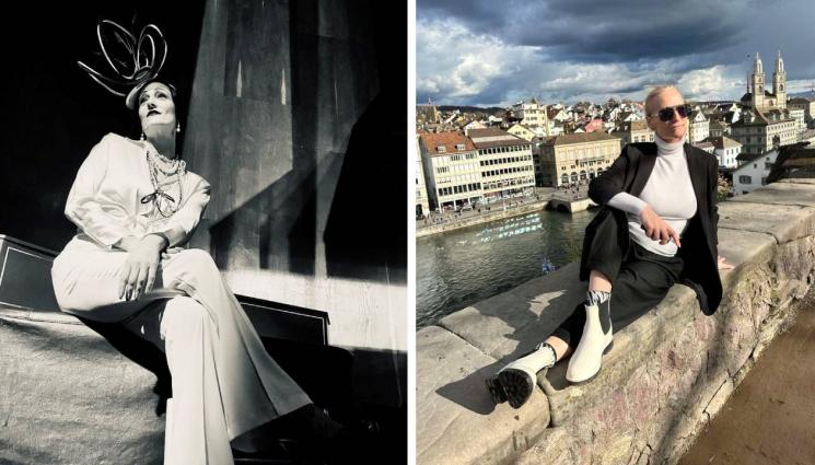 Невена Бозукова - Актрисата Невена Бозукова-Неве пред