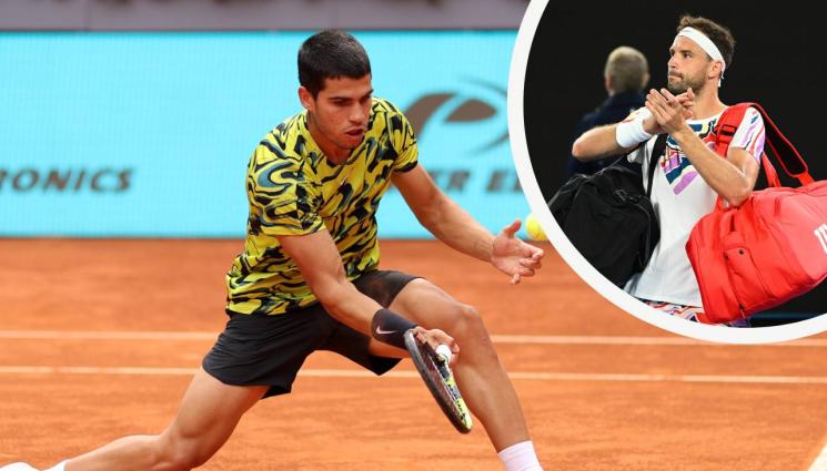 Григор Димитров - Карлос Алкарас пречупи Григор в Мадрид