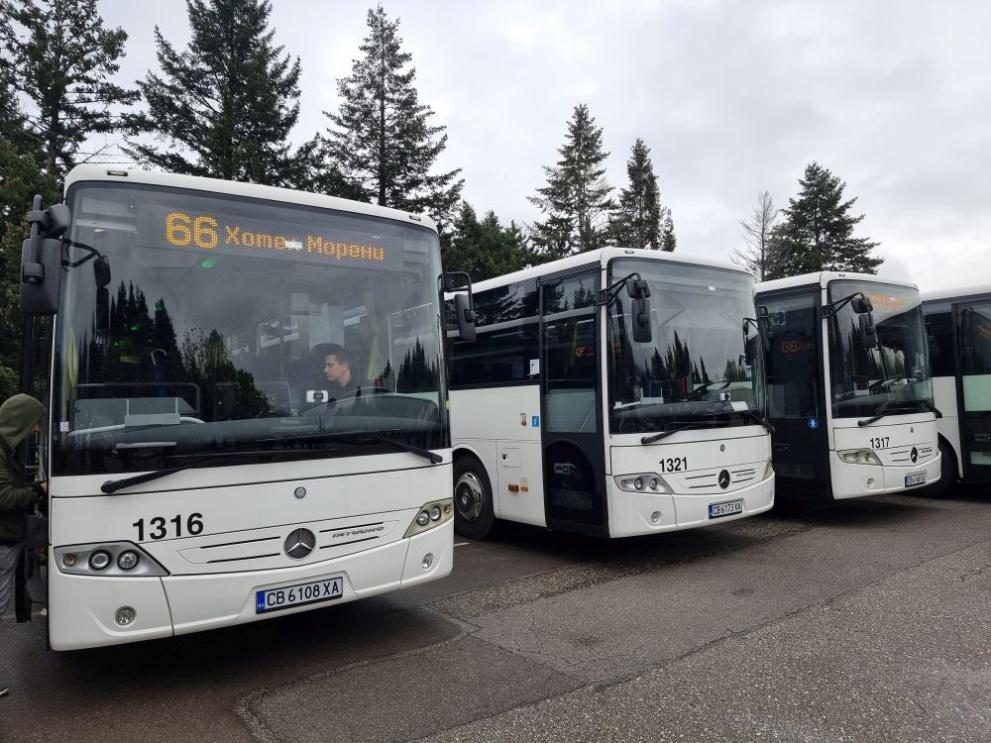 Пускат автобуси от най-висок клас към Витоша. Това съобщи председателят