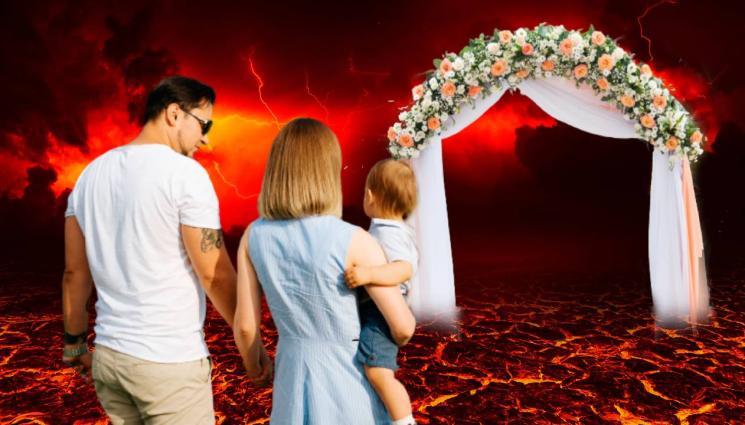 сватба - Жена роди деца на брат си (СНИМКИ)