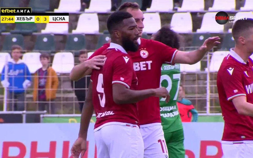 Трети гол за ЦСКА след груба вратарска грешка БГ Футбол efbet Лига