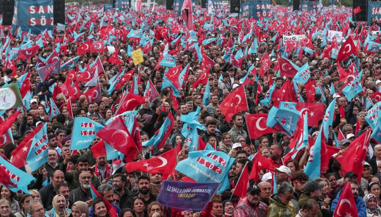 митинг Турция - Хиляди на митинг на опозицията в Турция