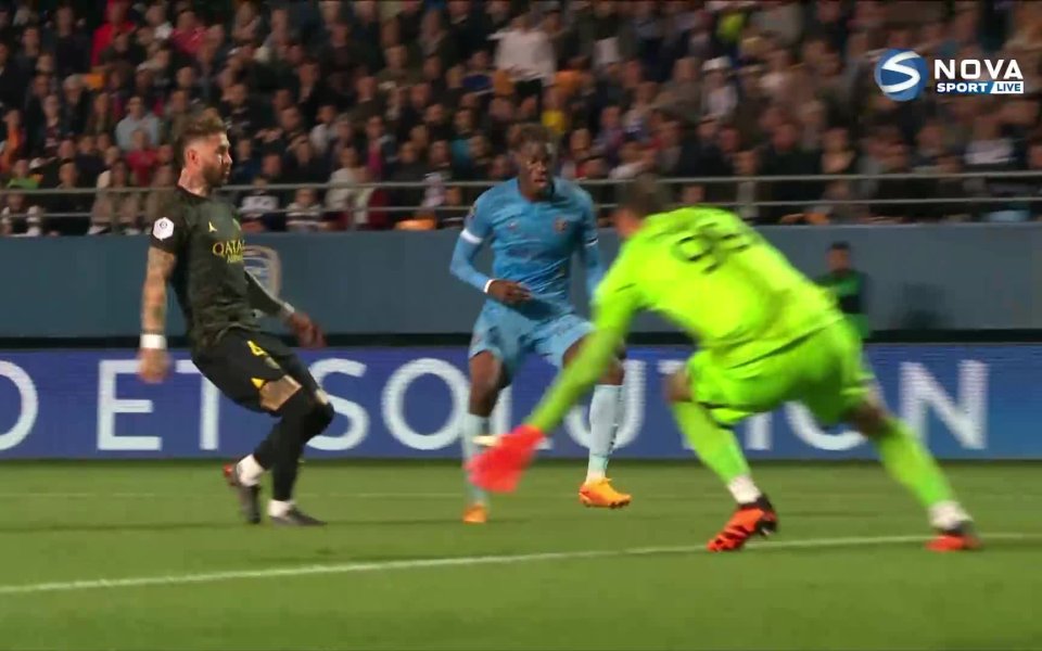 Отборът на Пари Сен Жермен води с 1:0 на Троа