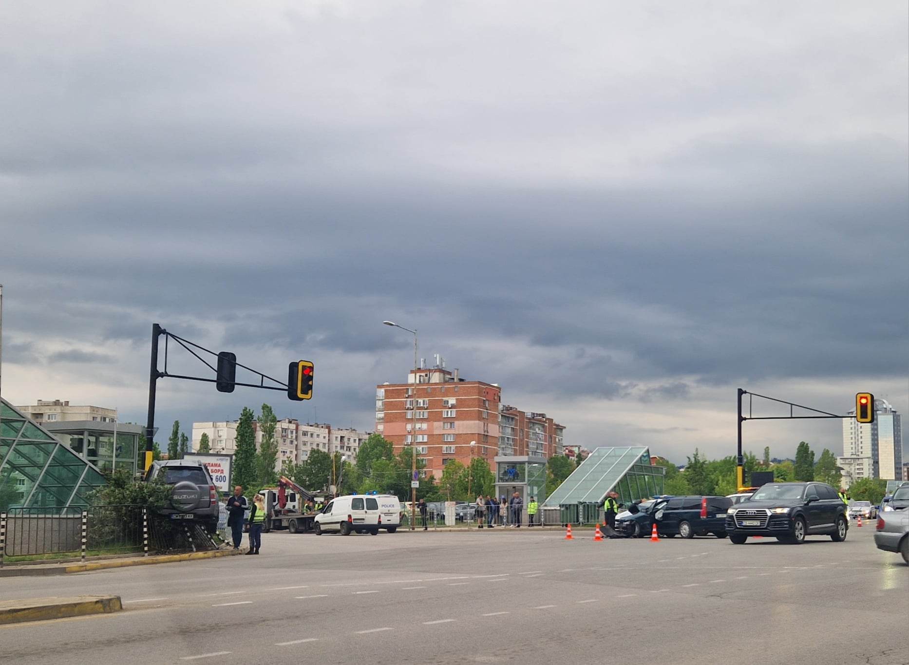 ПТП метростанция