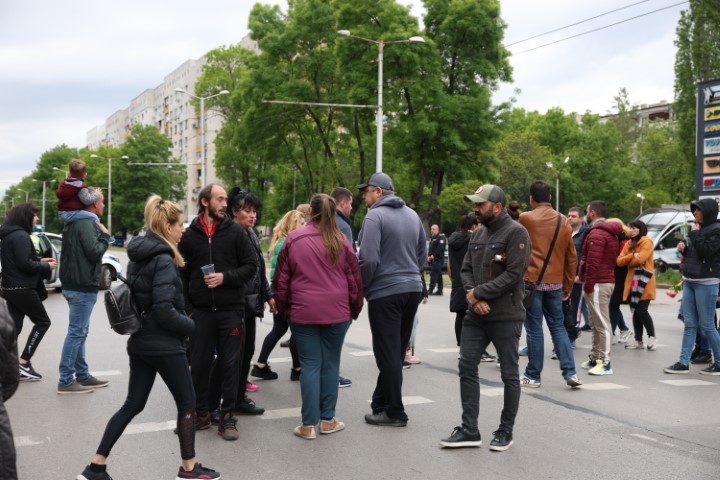 <p>Протест в памет на жертвите на катастрофата на столичния бул. &quot;Сливница&quot;</p>