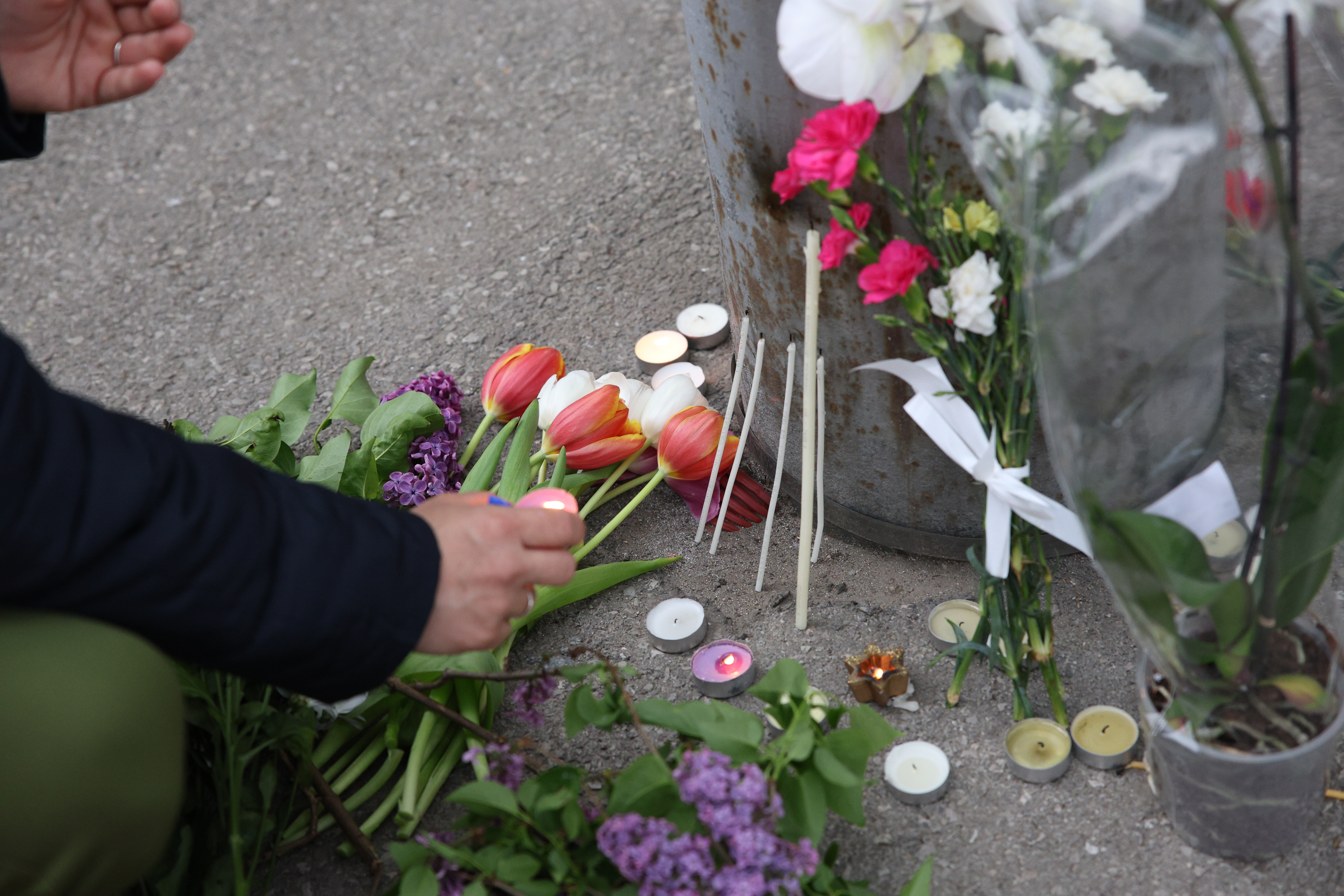 <p>Протест в памет на жертвите на катастрофата на столичния бул. &quot;Сливница&quot;</p>