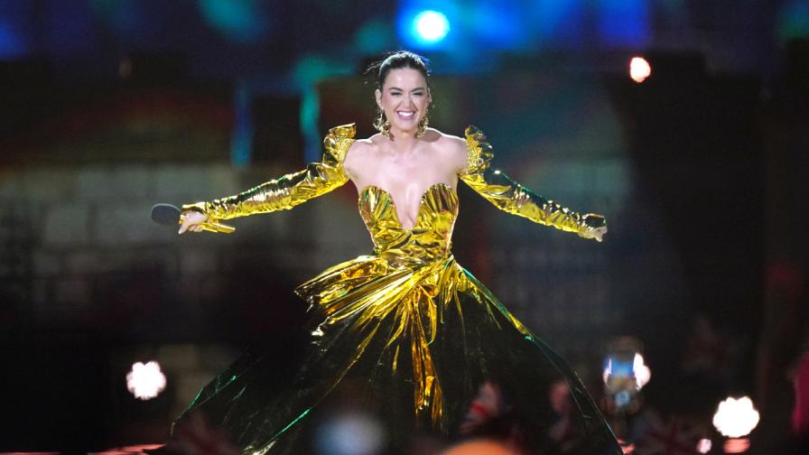 "Бароково величие": Кейти Пери впечатли с визия на Коронационния концерт