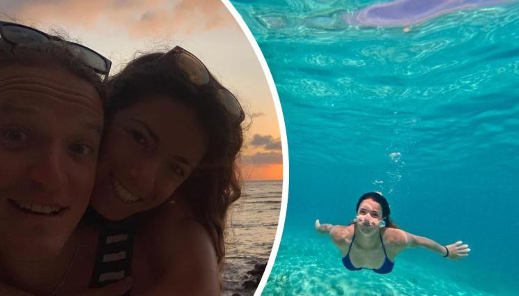 Марта Басино - Алпийка с ново гадже на Бали