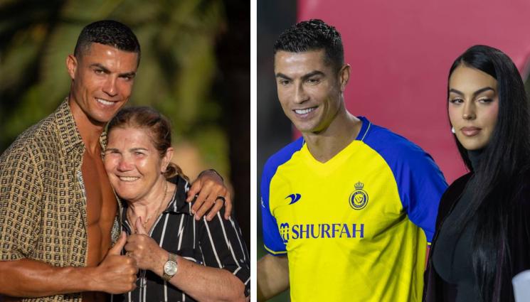 Роналдо майка - Джорджина пак на нож със свекървата