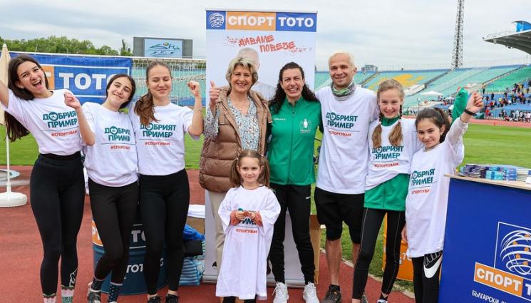 Весела Лечева - Хиляди млади спортисти се включиха в инициативата 