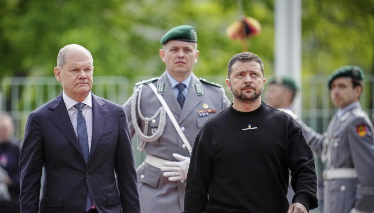 Зеленски - Зеленски в Германия: Благодаря на Берлин за помощта