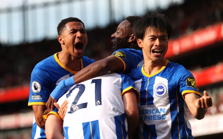 Изумителен Брайтън унижи и прекърши надеждите на Арсенал за титла насред Лондон