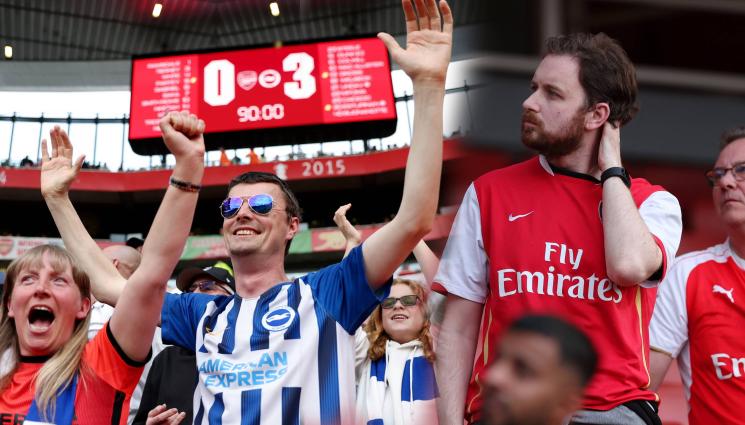 Арсенал Брайтън - На Острова: Мениджърът на Брайтън разкри как е вдигнал футболистите си за победата над Арсенал